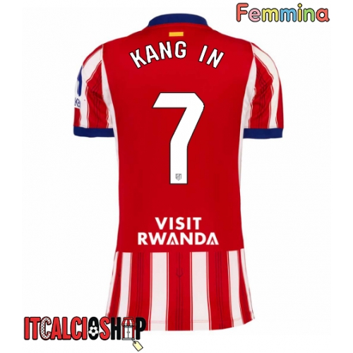 Atletico Madrid Lee Kang-in #7 Prima Maglia Femmina 2026-27 Manica Corta